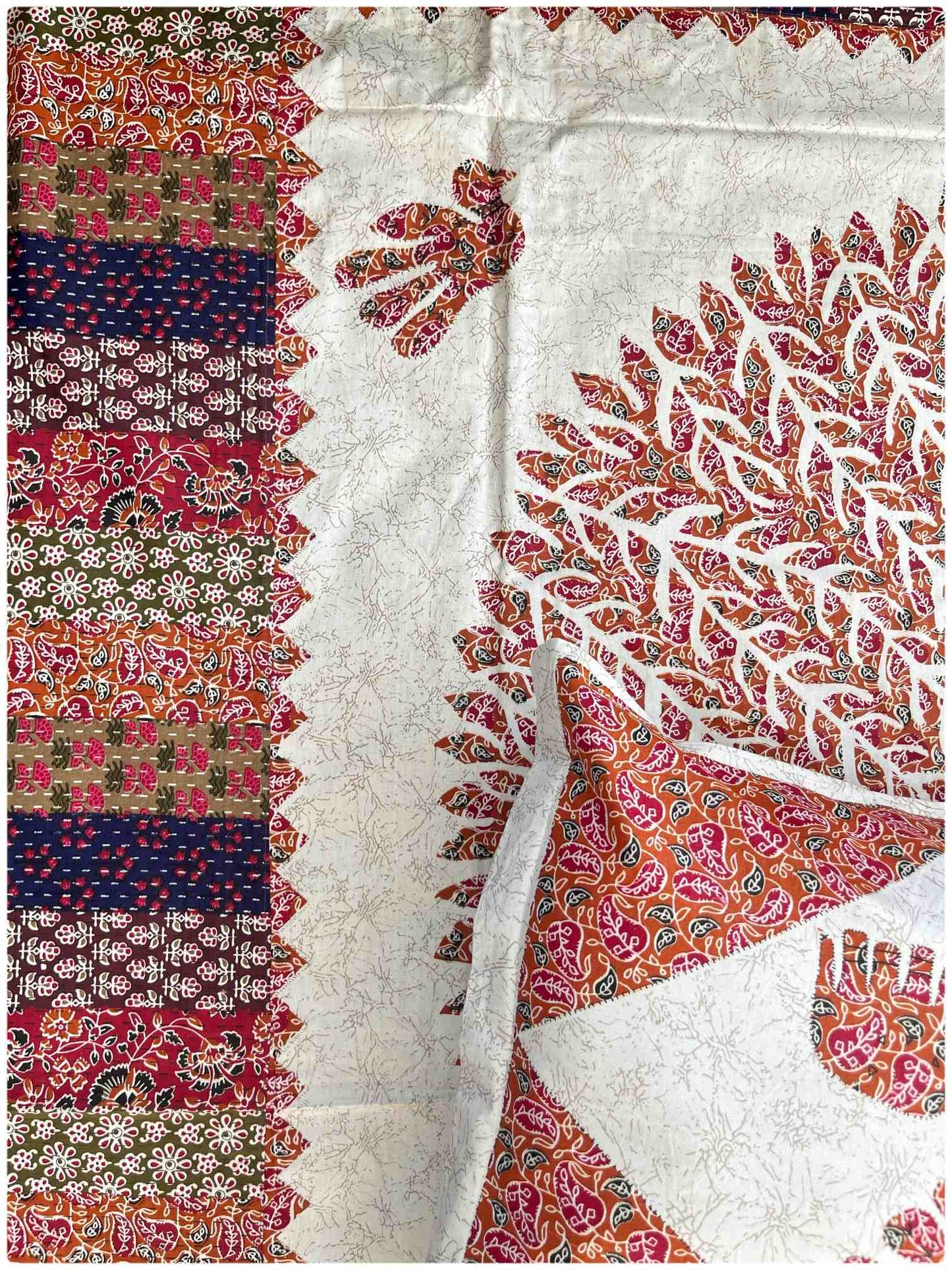 Decaso Ethnic - Orange & Maroon