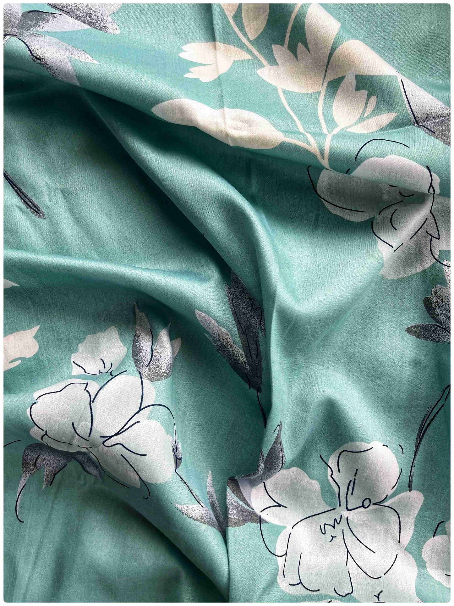 Decaso Florals - Sea Green