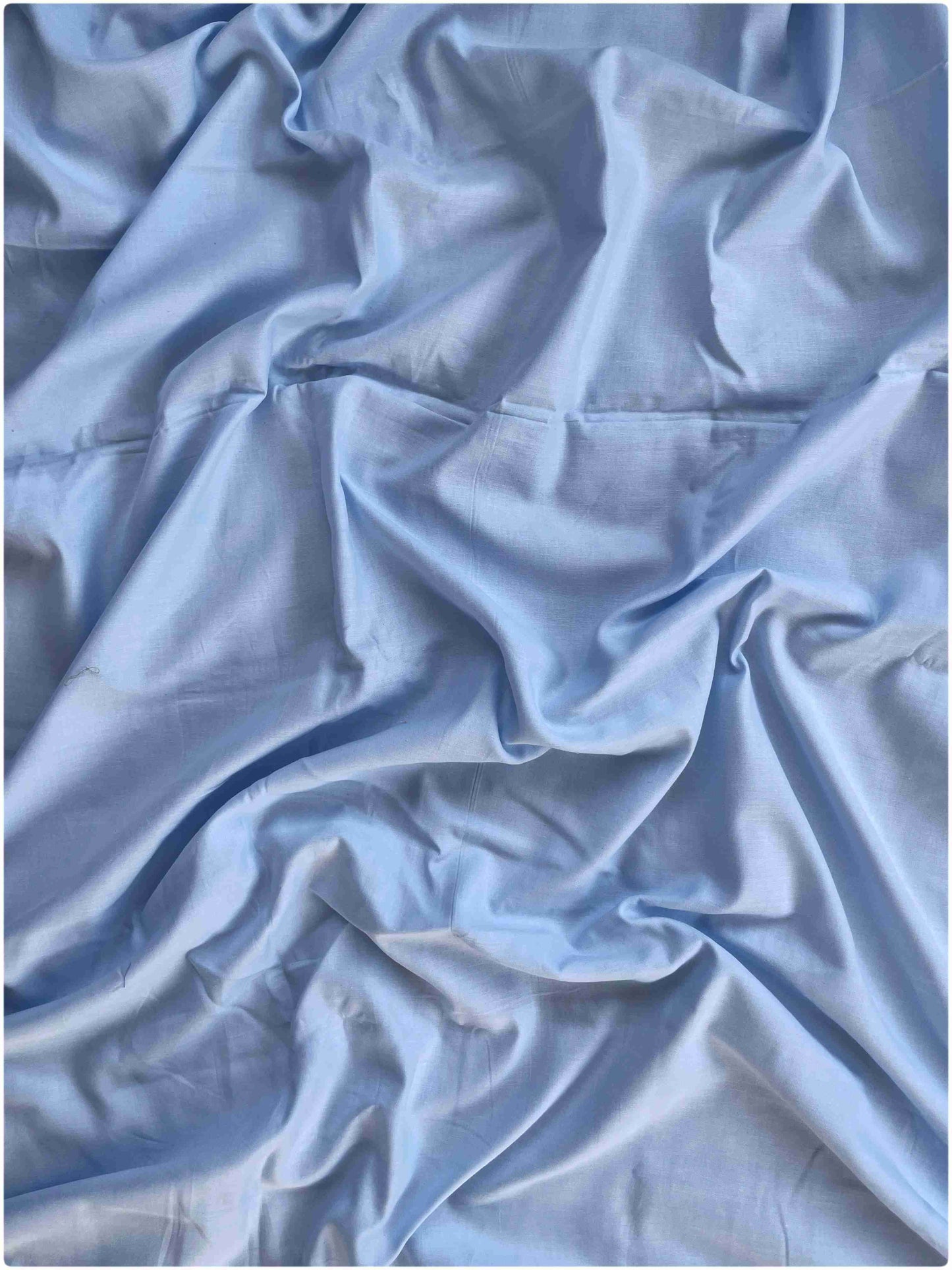 Decaso Solids Bedsheets - Sky Blue