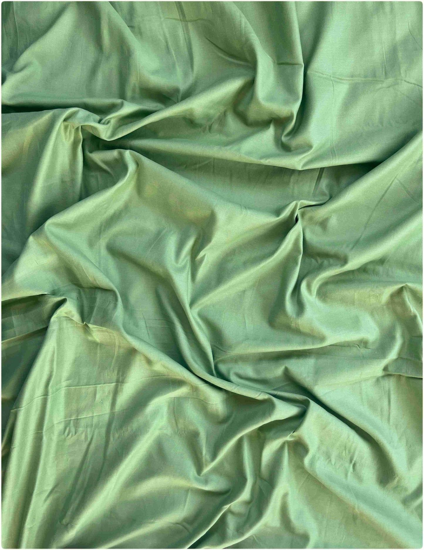 Decaso Solids Bedsheets - Olive Green