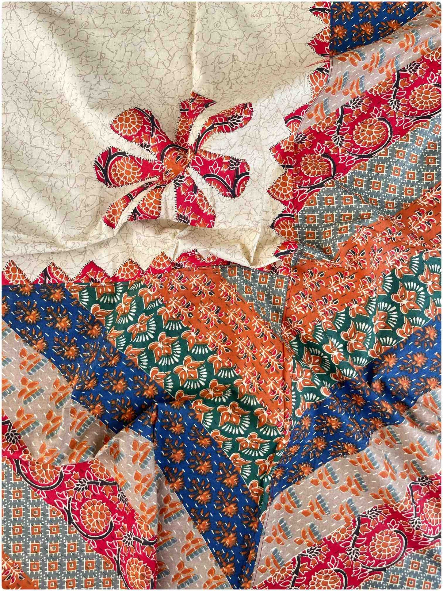 Decaso Ethnic - Maroon & Mustard