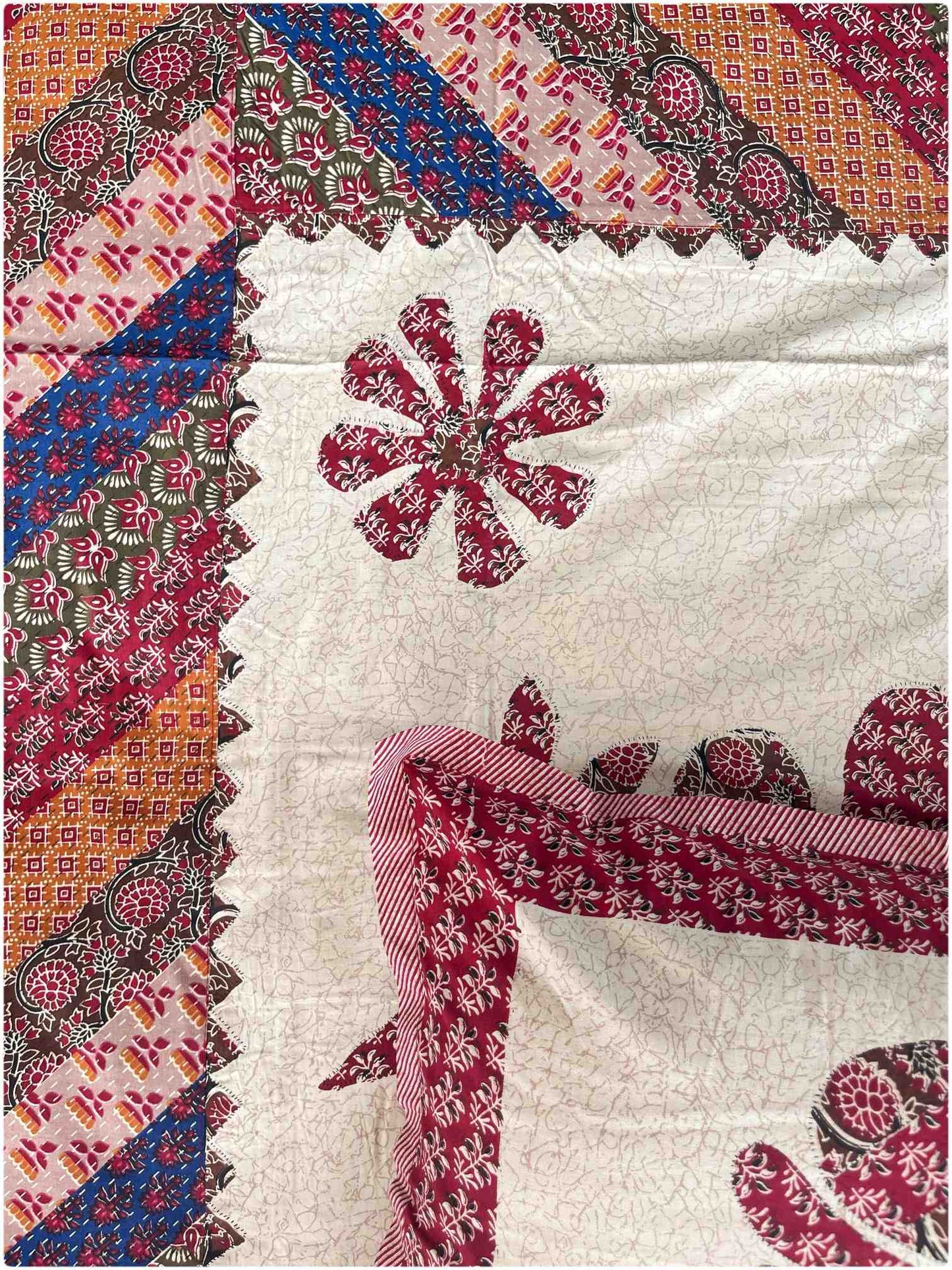 Decaso Ethnic - Green & Maroon