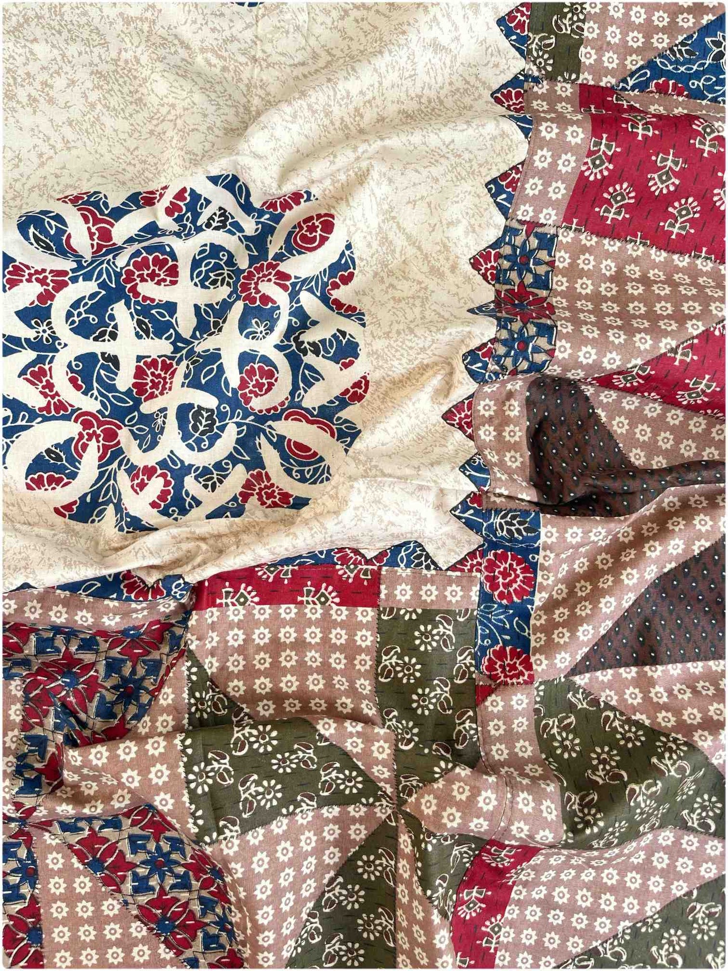 Decaso Ethnic - Indigo & Maroon