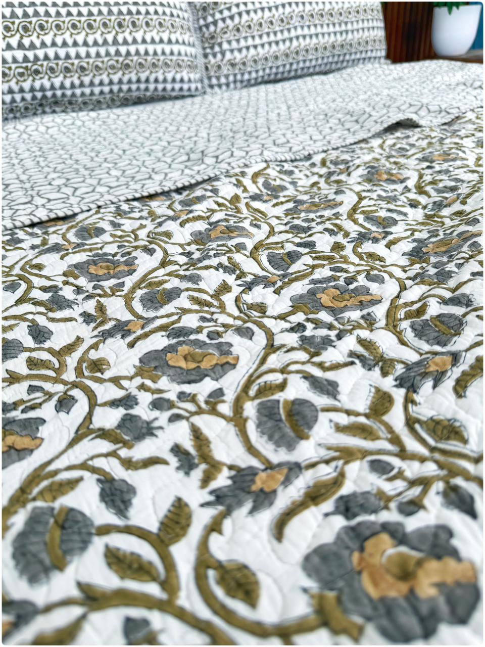 Silver Mist Queen Bedcover